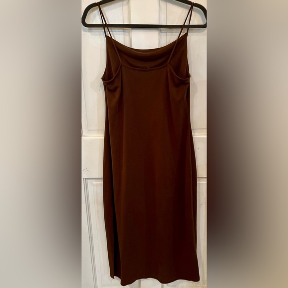 RESERVED Brown Spaghetti Strap Dress, Size S - Picture 4 of 6